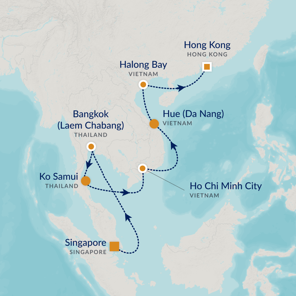 cruise map